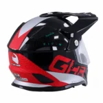 CASCO GHB 819-7 HONDUK NEGRO ROJO - Imagen 2