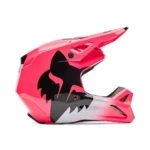 CASCO MOTO V1 SHIELD ROSADO FOX - Imagen 2