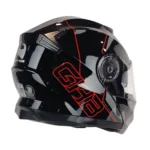 CASCO GHB 160 STREAK NEGRO ROJO - Imagen 2