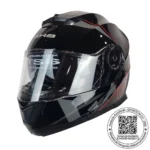 CASCO GHB 160 STREAK NEGRO ROJO