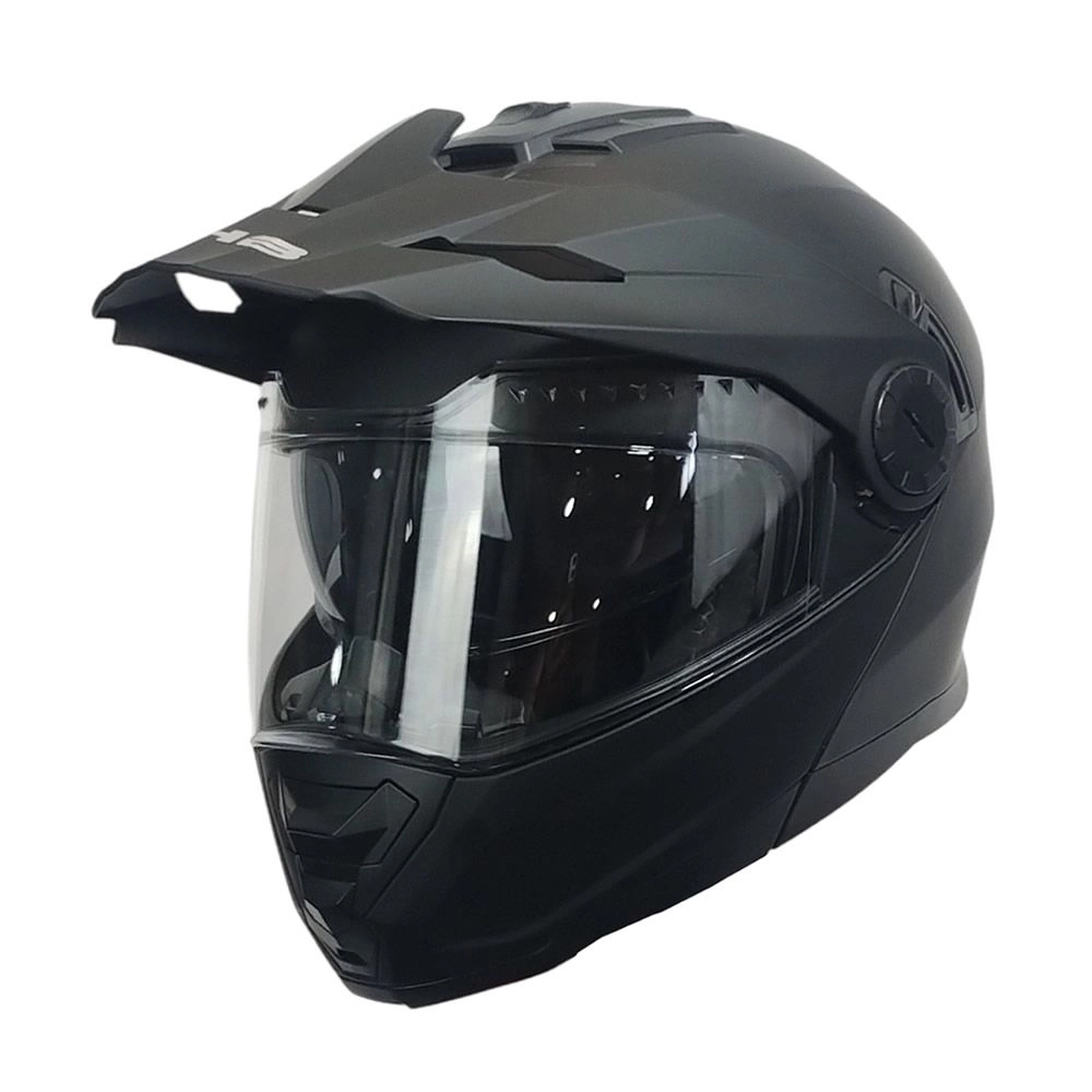 casco-ghb-165-negro-matte-1 CASCO GHB 165 DOBLE PROPOSITO ABATIBLE NEGRO MATE - Imagen 1