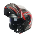 CASCO LS2 FF908 STROBE II PHANTOM TITANIO GRIS ROJO - Imagen 2