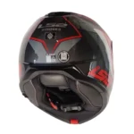 CASCO LS2 FF908 STROBE II PHANTOM TITANIO GRIS ROJO - Imagen 3