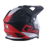 CASCO GHB 819-7 HONDUK NEGRO ROJO MATE - Imagen 2