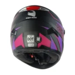 CASCO GHB M-61 KRAXEN NEGRO MORADO MATE - Imagen 2