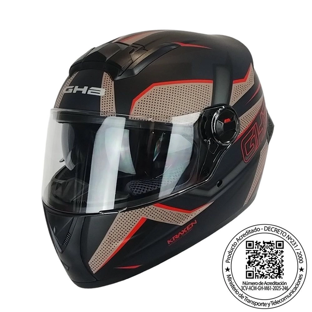 casco-moto-ghb-m61-kraxen-negro-rojo-matte-1 CASCO GHB M-61 KRAXEN NEGRO ROJO MATE - Imagen 1