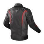 CHAQUETA LS2 SEPANG NEGRA GRIS ROJA - Imagen 2