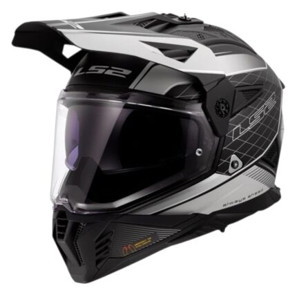 CASCO LS2 MX702 PIONEER II MERIDIAN NEGRO GRIS
