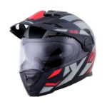 CASCO GHB 165 DOBLE PROPOSITO MUSE NEGRO GRIS ROJO