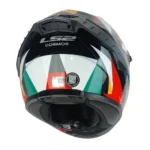 CASCO LS2 FF816 COSMOS ASTOM NEGRO ROJO - Imagen 2