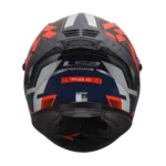 CASCO LS2 FF816 COSMOS PASKAL NEGRO ROJO - Imagen 2