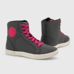ZAPATOS MOTO CALLE MUJER POCO SUEDE GRIS KMZ