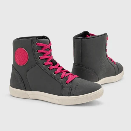 ZAPATOS MOTO CALLE MUJER POCO SUEDE GRIS KMZ