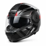 CASCO LS2 FF902 SCOPE II HAMR NEGRO TITANIO ROJO