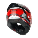 CASCO LS2 FF802 FLASH II IMPACT ROJO BLANCO - Imagen 2