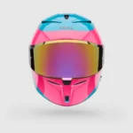 CASCO MOTO CALLE LITHIUM MIPS PLUS FLUID AZUL/ROSADO BELL - Imagen 2