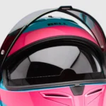CASCO MOTO CALLE LITHIUM MIPS PLUS FLUID AZUL/ROSADO BELL - Imagen 4